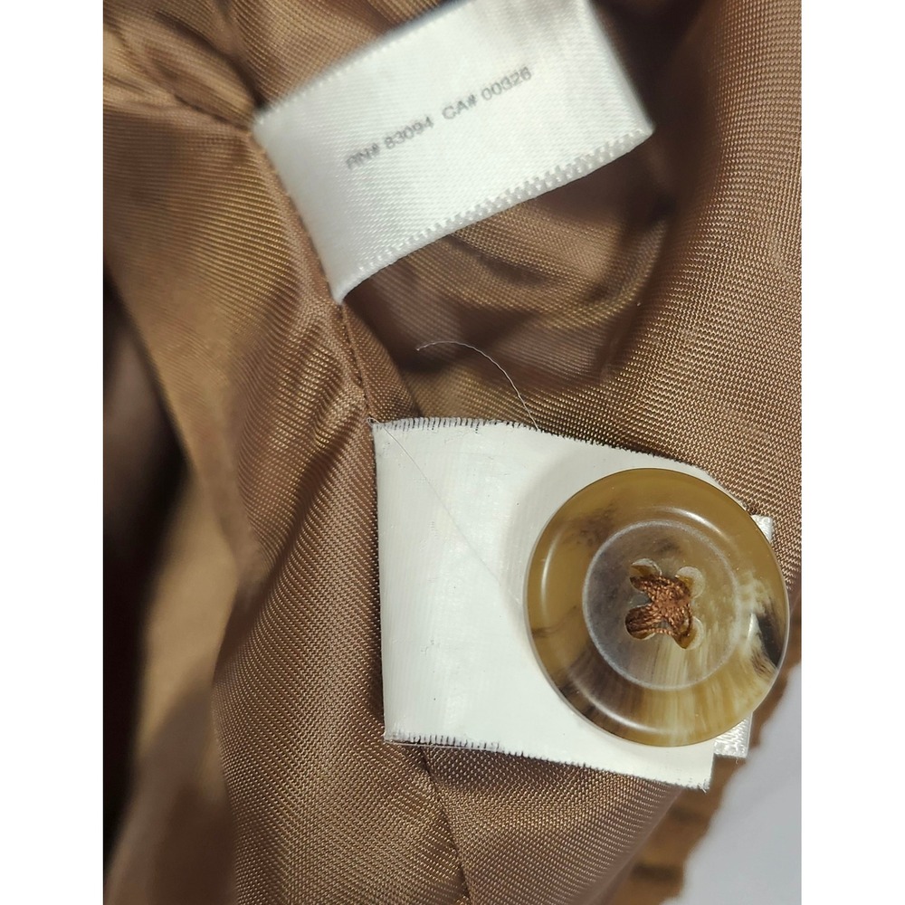 Cutter & Buck Mens Faux Suede Bomber Golf Jacket Tan Brown Full Zip XXL - Picture 10 of 11